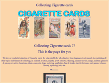 Tablet Screenshot of cigarettecardinserts.co.uk